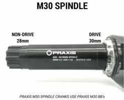 Praxis Works BB86/90/92 M30 Boîte De Pédalier Road/MTB -Vélos Soldes Praxis Works BB86 90 92 M30 Road MTB Innenlager 86 4001W 3