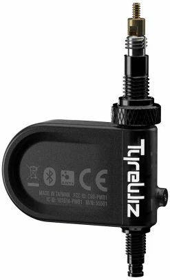 Quarq TyreWiz Capteur De Pression Des Pneus 7 Quarq TyreWiz Capteur De Pression Des Pneus -Vélos Soldes QUARQ TyreWiz WH TRWZ A1 Back Angle H