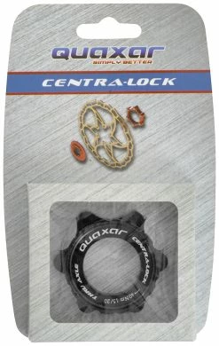 Quaxar Adaptateur CNC Centerlock Pour Axe De 15/20mm -Vélos Soldes Quaxar CNC Centerlock Adapter fur 1520mm Achse schwarz 2