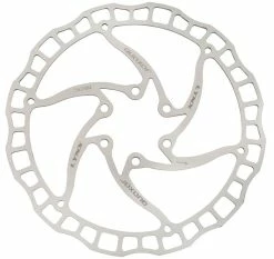 Quaxar Disque De Frein LYNX High Performance 6 Trous -Vélos Soldes Quaxar LYNX High Performance 6 Loch Bremsscheibe silber 160mm 20060073