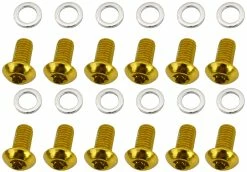 Quaxar Disc Brake Vis Set De 12 -Vélos Soldes Quaxar Disc Brake Schrauben 12er Set FXR060BK 12 d