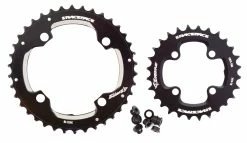 Race Face Turbine CHainring Set 2x11-speed 28/38T Black