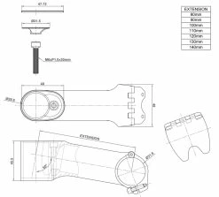 RITCHEY Potence WCS Chicane 31,8mm -Vélos Soldes Ritchey WCS Chicane Vorbau 31 8mm 31355427023 6