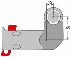 Rixen & Kaul - KLICKfix KLICKfix Kit D'écartement E 90 -Vélos Soldes Rixen Kaul Distanz Set E 90 0211dc 6