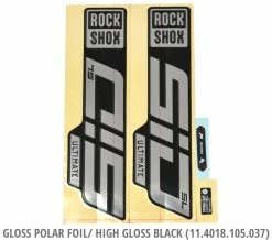 ROCKSHOX Set D'autocollants SID SL Ultimate -Vélos Soldes RockShox 11 4018 105 037