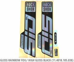 ROCKSHOX Set D'autocollants SID SL Ultimate -Vélos Soldes RockShox 11 4018 105 038