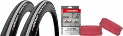 Vittoria Rubino Pro IV 25-622 G2.0 Set De 2 Pneus + Competition Latex 25/28