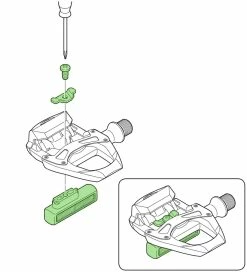 Shimano SM-PD65 Kit De Réflecteurs -Vélos Soldes SM PD65 Reflektor Set Y40R98110 b