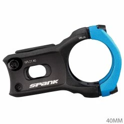 SPANK Potence Split 35 -Vélos Soldes SP STM 0063 21 40SpankSplit35VorbauBlackBlue4710155964060 40mmLABEL