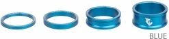 Wolf Tooth Components Entretoises Jeu De Direction 4 Pces 3/5/10/15 Mm 8 Wolf Tooth Components Entretoises Jeu De Direction 4 Pces 3/5/10/15 Mm -Vélos Soldes SPACER BLU KIT1