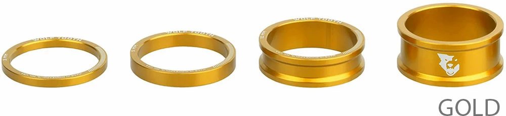 Wolf Tooth Components Entretoises Jeu De Direction 4 Pces 3/5/10/15 Mm 5 Wolf Tooth Components Entretoises Jeu De Direction 4 Pces 3/5/10/15 Mm – Image 5
