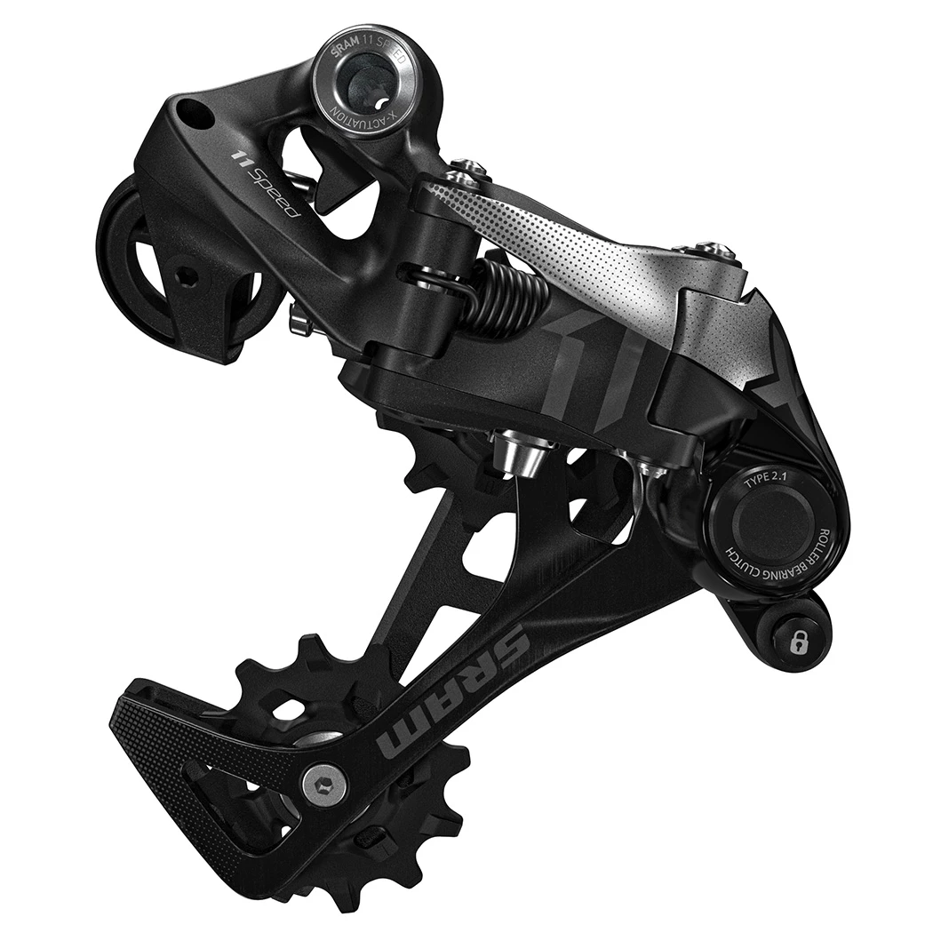 SRAM Dérailleur Arrière X01 11 Vitesses Type 2.1 Long 1 SRAM Dérailleur Arrière X01 11 Vitesses Type 2.1 Long