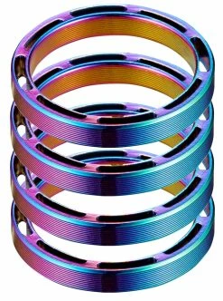 Supacaz Jeu D'entretoises Creuses SupaSpacer 1 1/8" -Vélos Soldes SUPACAZ Hollow SupaSpacer Set HS 03 5