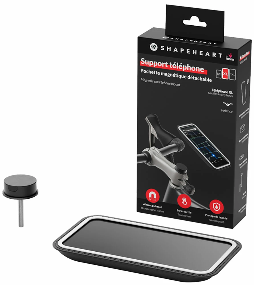 Shapeheart Support Téléphone Pour Fourche De Vélo 1 Shapeheart Support Téléphone Pour Fourche De Vélo