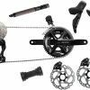 Shimano 105 Di2 R7100 Groupe 2x12 Vitesses Incl. Freins à Disques 140/160mm