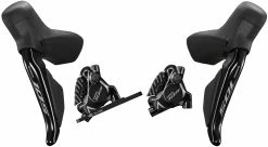 Shimano 105 Di2 R7100 Groupe 2x12 Vitesses Incl. Freins à Disques 140/160mm -Vélos Soldes Shimano 105 Di2 ST R7170 BR R7170 Scheibenbremsen Set