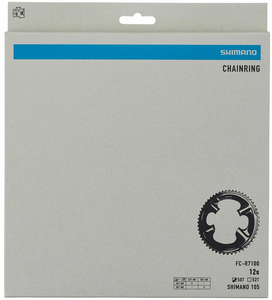 Shimano 105 Plateau Pour FC-R7100 50/34 Dents 6 Shimano 105 Plateau Pour FC-R7100 50/34 Dents – Image 6