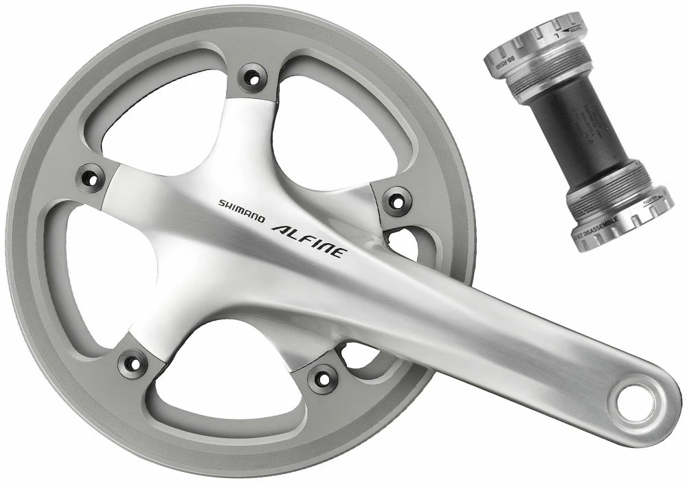 Shimano Manivelle ALFINE FC-S501 Avec Double Anneau De Protection De La Chaîne 1 Shimano Manivelle ALFINE FC-S501 Avec Double Anneau De Protection De La Chaîne