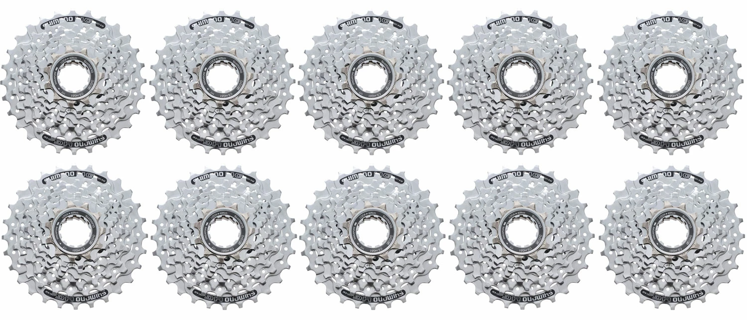 Shimano CS-HG51 Cassette 8 Vitesses 11-30 (emballage Atelier 10 Pièces) 1 Shimano CS-HG51 Cassette 8 Vitesses 11-30 (emballage Atelier 10 Pièces)