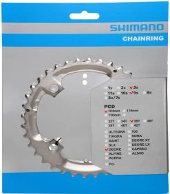 Shimano DEORE Plateau Pour FC-M532 -Vélos Soldes Shimano DEORE Kettenblatt fur FC M532 36T Y1J898080