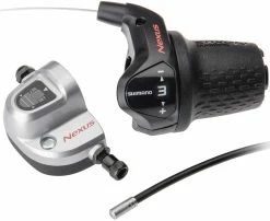 Shimano NEXUS SL-3S42E Poignée Tournante De Changement De Vitesse à 3 Vitesses -Vélos Soldes Shimano NEXUS SL 3S42E 3 Gang Schaltdrehgriff ESL3S42EALS b