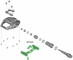Shimano SM-PD68 Kit De Réflecteurs -Vélos Soldes Shimano SM PD68 Reflektorset YL8H98010 d