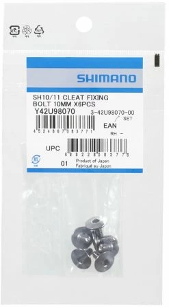 Shimano Vis De Plaque De Chaussure M5 X 10mm Pour SM-SH10/11/12 -Vélos Soldes Shimano Schuhplatten Schrauben M5 x 10mm Y42U98070 b