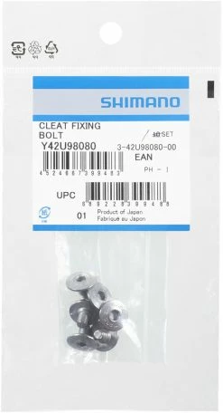 Shimano Vis De Plaque De Chaussure M5 X 8mm Pour SM-SH10/11/12 -Vélos Soldes Shimano Schuhplatten Schrauben M5 x 8mm Y42U98080 b