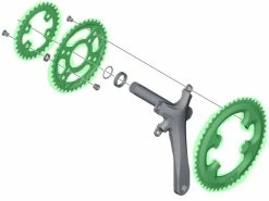 Shimano Plateau De Pédalier TIAGRA FC-4703 9 Shimano Plateau De Pédalier TIAGRA FC-4703 -Vélos Soldes Shimano TIAGRA FC 4703 Kettenblat