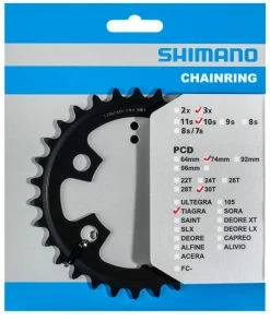 Shimano Plateau De Pédalier TIAGRA FC-4703 6 Shimano Plateau De Pédalier TIAGRA FC-4703 -Vélos Soldes Shimano TIAGRA FC 4703 Kettenblatt 30T Y1RD30000
