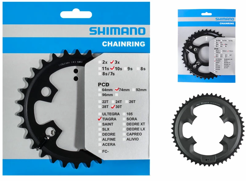 Shimano Plateau De Pédalier TIAGRA FC-4703 1 Shimano Plateau De Pédalier TIAGRA FC-4703