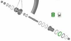 Shimano TL-FH17 Outil De Montage De Bague D'étanchéité -Vélos Soldes Shimano TL FH17 Y1Y100020 c