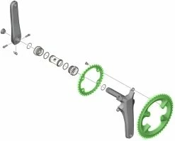 Shimano Plateau ULTEGRA Pour FC-R8100 52/36 Dents -Vélos Soldes Shimano ULTEGRA Kettenblatt fur FC R8100