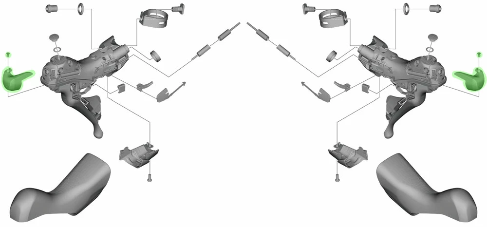 Shimano Badge ULTEGRA ST-R8020 4 Shimano Badge ULTEGRA ST-R8020 – Image 4
