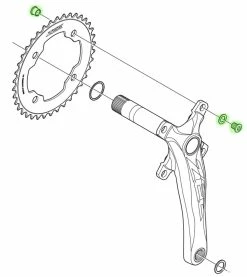 Shimano ZEE Vis De Plateau Pour FC-M640/M645 (4 Pièces) 3 Shimano ZEE Vis De Plateau Pour FC-M640/M645 (4 Pièces) -Vélos Soldes Shimano ZEE Kettenblattschrauben fur FC M640 M645 4 Stuck Y1NG98050 m