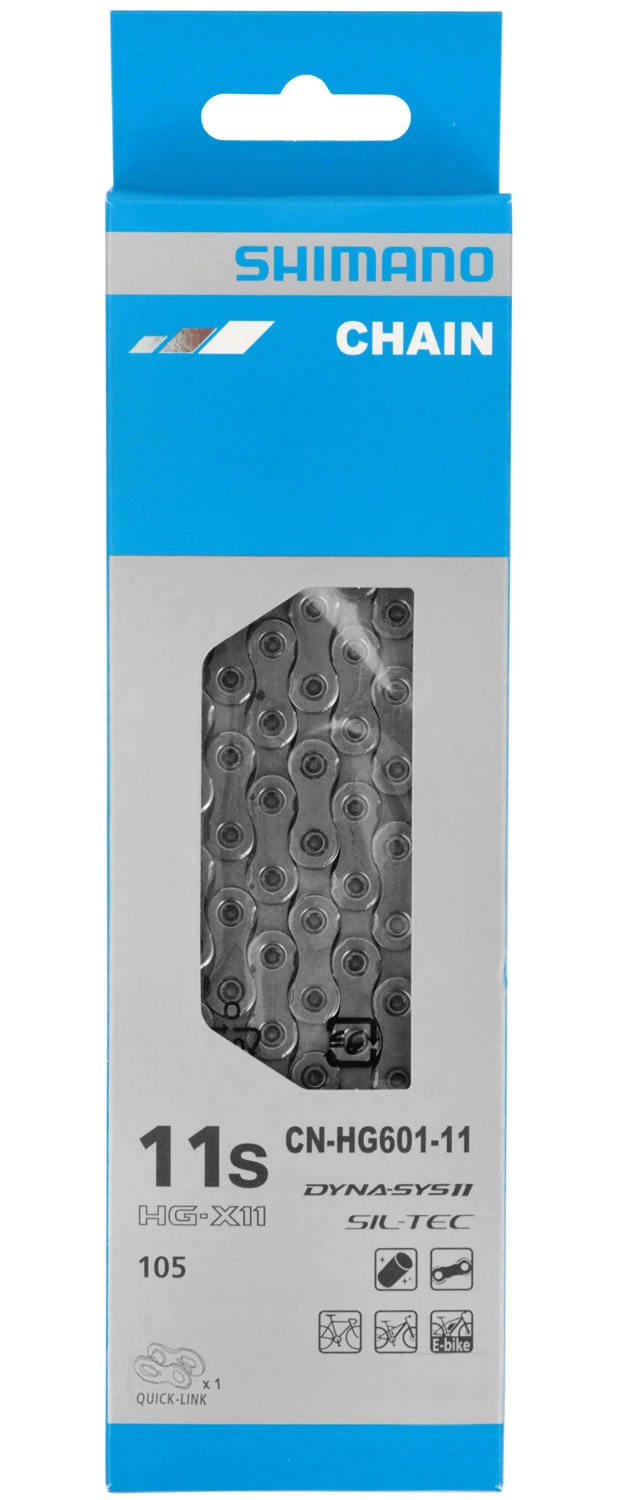 Shimano CN-HG601 Chaîne à 11 Vitesses Avec Quick-Link 2 Shimano CN-HG601 Chaîne à 11 Vitesses Avec Quick-Link – Image 2