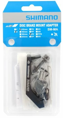 Shimano SM-MA-R140P/D Adaptateur Post-Mount à Flat-Mount Pour Rotor Arrière De 140mm -Vélos Soldes Shimano Adapter Postmount HR auf Flat Mount 140mm SM MA R140PDH ISMMAR140PDH b