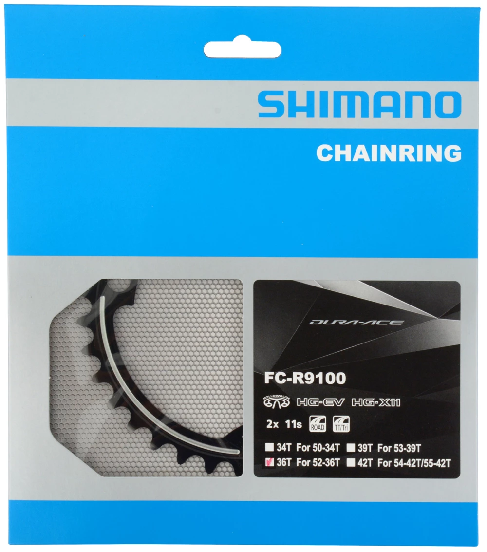 Shimano Plateau DURA ACE Pour FC-R9100 52/36 Dents 4 Shimano Plateau DURA ACE Pour FC-R9100 52/36 Dents – Image 4