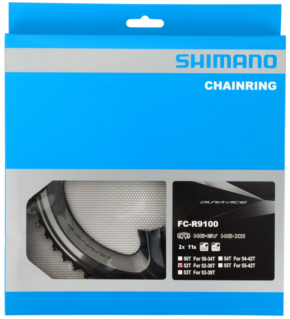 Shimano Plateau DURA ACE Pour FC-R9100 52/36 Dents 3 Shimano Plateau DURA ACE Pour FC-R9100 52/36 Dents – Image 3