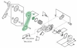 Shimano Guide-chaîne Extérieur Pour RD-M786 GS -Vélos Soldes Shimano Kettenleitblech Aussen GS fur RD M786 Y5Y198080 a