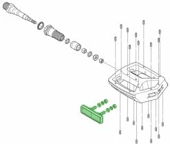 Shimano Set Réflecteurs Pour PD-M324/M323/MX30 -Vélos Soldes Shimano Reflektorset fur PD M324 PD MX30 Y41B98010 b