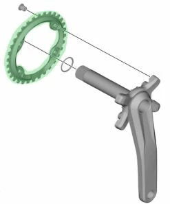 Shimano SLX SM-CRM70 Plateau 11 Vitesses Pour FC-M7000 32 Dents -Vélos Soldes Shimano SLX 11 fach Kettenblatt SM CRM705JfWIn4ZFWXks