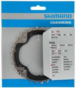 Shimano Plateau SLX / DEORE Pour FC-M672/M622/M612 -Vélos Soldes Shimano SLX DEORE Kettenblatt FC M672 M622 M612 20036751 f0y4tbxLNMMICz