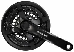 Shimano TOURNEY FC-TY501 Manivelle Carrée 6/7/8 Vitesses 42/34/24