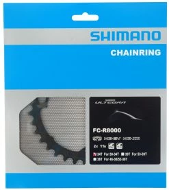 Shimano Plateau ULTEGRA Pour FC-R8000 50/34 Dents -Vélos Soldes Shimano Ultegra Kettenblatt FC R8000 MS fur 50 34 Zahne 20048287 d