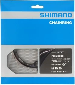 Shimano XT SM-CRM81 Plateau 11 Vitesses Pour FC-M8000 30 Dents -Vélos Soldes Shimano XT 11 fach Kettenblatt SM CRM81 30 Zahne fur FC M8000 1 ISMCRM81A0 c