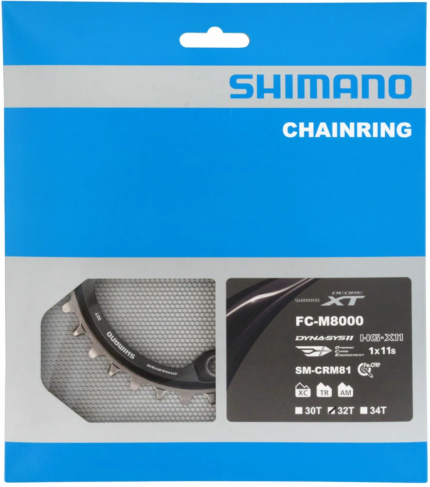 Shimano XT SM-CRM81 Plateau 11 Vitesses Pour FC-M8000 32 Dents 4 Shimano XT SM-CRM81 Plateau 11 Vitesses Pour FC-M8000 32 Dents – Image 4
