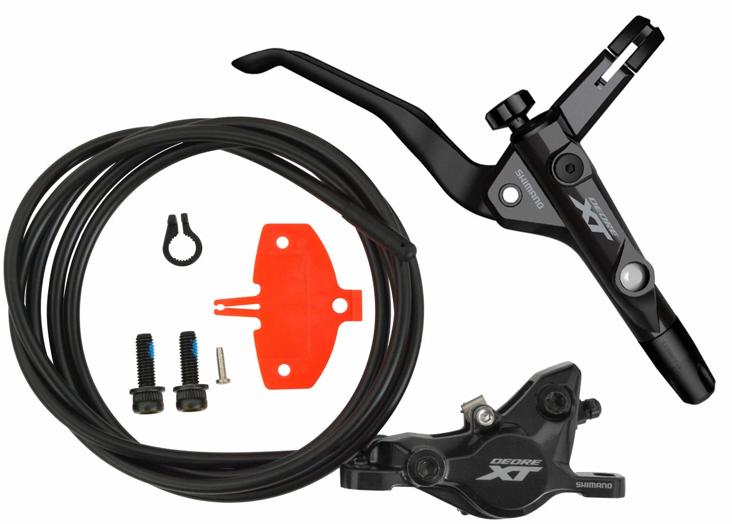 Shimano XT BL-T8100+BR-M8100 Frein à Disque Arrière 1700mm 2 Shimano XT BL-T8100+BR-M8100 Frein à Disque Arrière 1700mm – Image 2