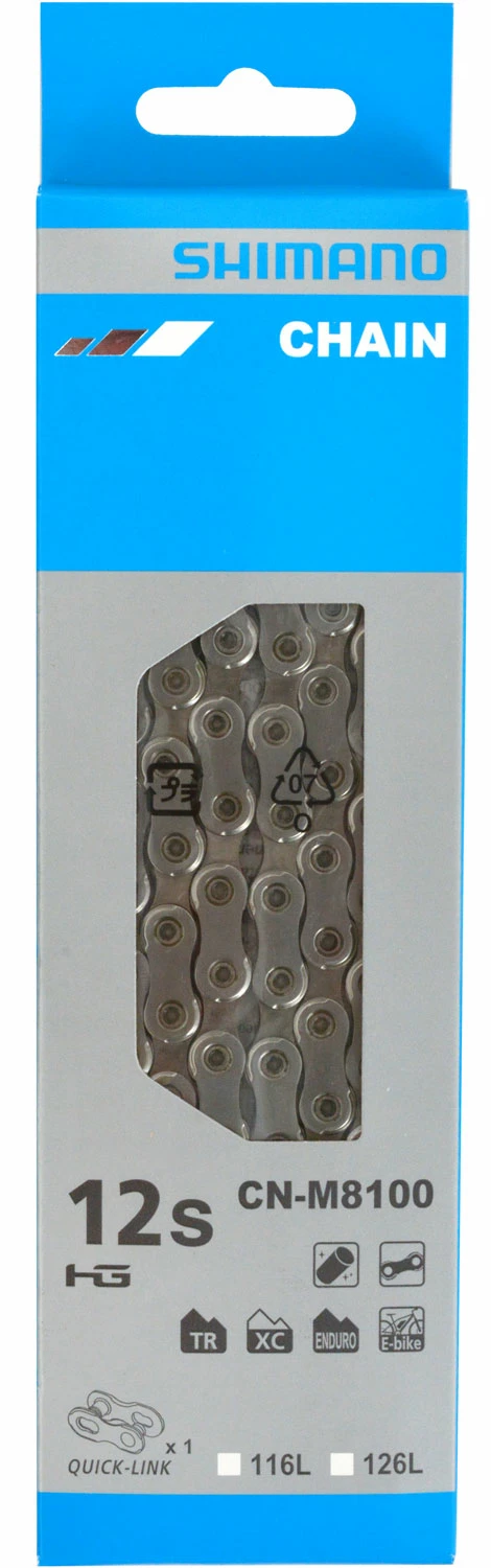 Shimano XT CN-M8100 Chaîne à 12 Vitesses Avec Quick-Link 6 Shimano XT CN-M8100 Chaîne à 12 Vitesses Avec Quick-Link – Image 6