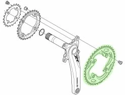 Shimano Plateau XT Pour FC-M780 42T (AE) -Vélos Soldes Shimano XT Kettenblatt FC M780 42 Zahne AE